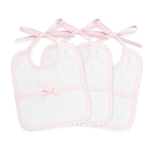 Conjunto de 3 Fraldas FILET (Algodão - Branco) Ago.fil s.r.l. - Amamentação e alimentação - algodão, branco, conjunto, 3 peças