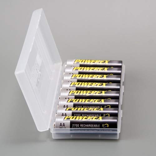 Powerex Pila de Recambio AA/AAA (8 x AA) POWEREX - Baterias - 8 AA/AAA, preto, plástico, 50g
