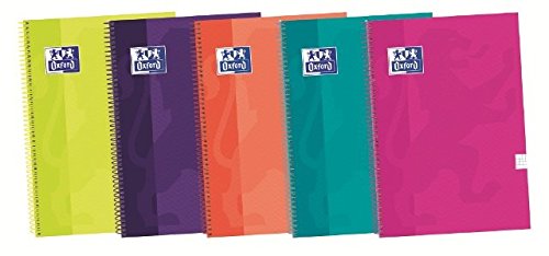 Caderno OXFORD 936133 (A4 - 21x29.7cm - 80 Folhas) Oxford - Cadernos e bloco de notas - a4, 80 folhas, soft touch, margens coloridas