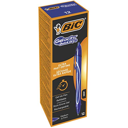 Esferográfica BIC Gel-O City Quick Dry Azul BIC - Canetas - esferográfica, bic, gel-o, city, quick dry, azul
