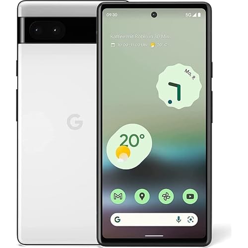 Smartphone GOOGLE Pixel 6a (6.7'' - 6 GB - 128 GB - Branco) Google - Telemóveis - smartphone, google pixel 6a, 6.7 polegadas, 6 GB RAM, 128 gb armazenamento, branco