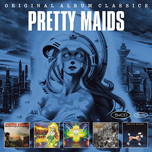 CD Pretty Maids - Original Album Classics 5 CD Box Sony - Música e gravações de som - cd, pretty maids, original album classics, 5 cd box