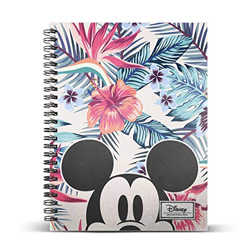 Caderno MICKEY MOUSE (A4 - 21x29.7cm - Multicor) KARACTERMANIA - Cadernos e bloco de notas - a4, multicor, 21x29.7cm, papel especial