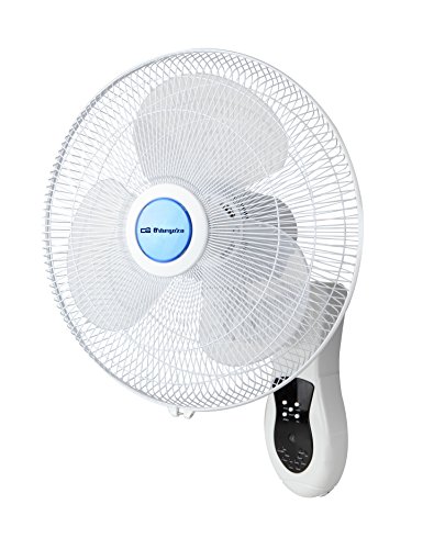 Ventoinha de Parede ORBEGOZO WF 0242 (3 Velocidades - 40 W) Orbegozo - Ventiladores de parede - 3 velocidades, 40 W, cabeça oscilante, temporizador