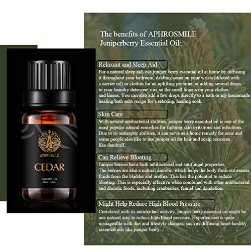 Óleo Essencial de CEDAR WOOD (Cedro) - 10 ml Aphrosmile - Banho e corpo - óleo essencial, cedar wood, cedro, 10 ml