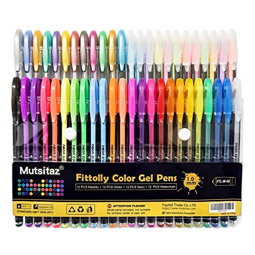 Canetas de Feltro MUTSITAZ 48 Cores (Recondicionado Como Novo) Mutsitaz - Canetas - feltro, 48 cores, base água, não tóxico