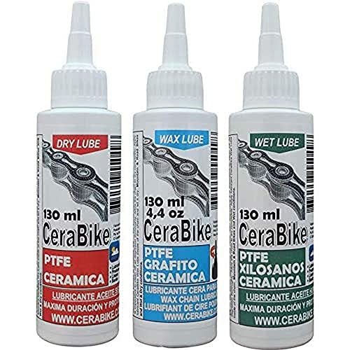Cerabike Packlube 3 Unidades Ceramica 130 Ml CERABIKE - Lubrificantes - cerâmica, 3 unidades, 130 ml