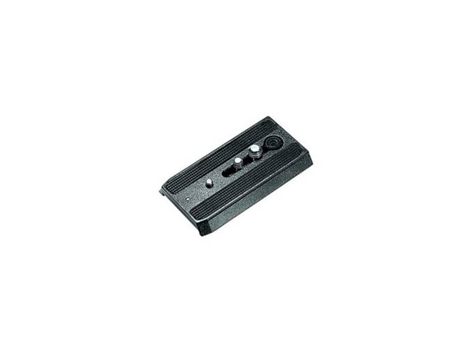 Manfrotto 501PL placa de cabeça para cães de teto Preto Manfrotto - Colares e suportes de tripé - alumínio, compatível Manfrotto, 5 kg, preto