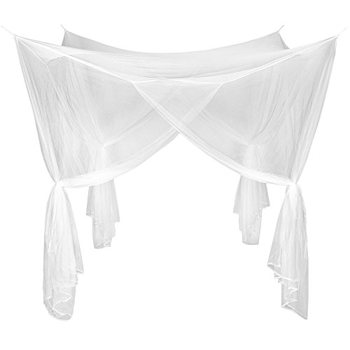 Rede Anti-Mosquitos TECTAKE (Branco - Algodão e Poliéster - 220x220x210 cm) TecTake - Roupa de cama - anti-mosquitos, 220x220x210 cm, branco, algodão, poliéster