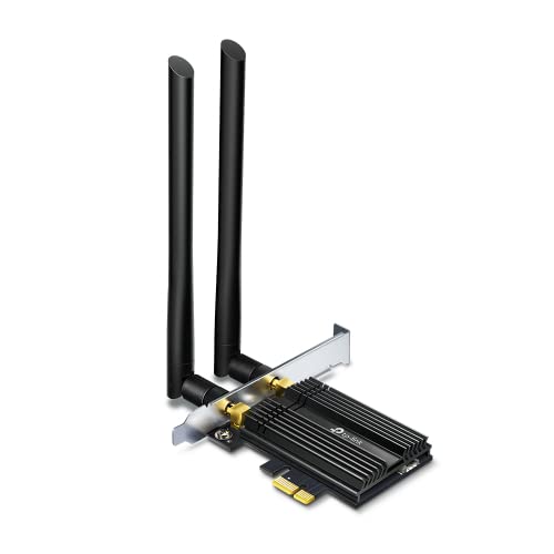 Placa de rede tp-link ax3000 wifis 6 bluetooth 5.0 pcie tx50e (Acessório Informática e Tel.) TP-Link - Placas e adaptadores de rede - ax3000, wifis 6, bluetooth 5.0, pcie