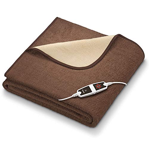 Manta Elétrica BEURER HD 100 (200x150 cm) Beurer - Almofadas térmicas - macia, transpirável, desligamento automático, regulação da temperatura