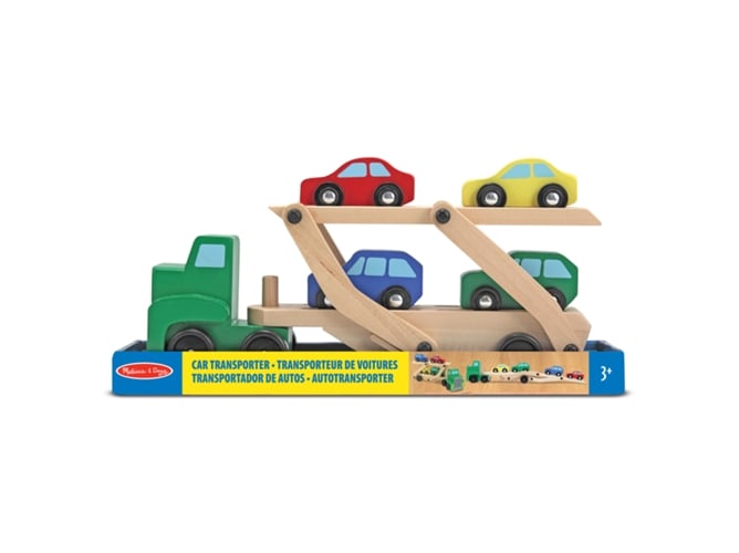 Conjunto de Brinquedos MELISSA & DOUG Wooden Fold & Go Barn Melissa & Doug - Brinquedos - conjunto, brinquedos, mellissa & doug, wooden fold & go barn, estábulo, escada, cerca amovível