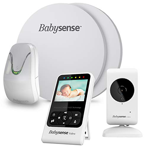 Baby Sense Pack 2 em 1 Rápido e Sem Fios Hisense Ltd. - Monitores de bebê - sem fios, visor de vídeo, infravermelhos, sensores, monitorização