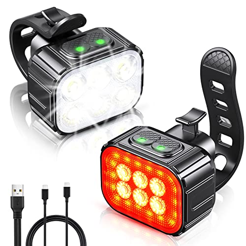 Kit luz e faróis para bicicleta CIRYCASE CIRYCASE - Luzes de segurança e refletores esportivos - kit, luz, faróis, bicicleta, cirycase