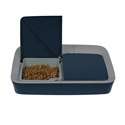 Comedouro para Cães PETSAFE (Branco - Aço Inoxidável) Petsafe - Tigelas, comedouros e bebedouros para animais de estimação - digital, duas bandeiras, programável, sem BPA