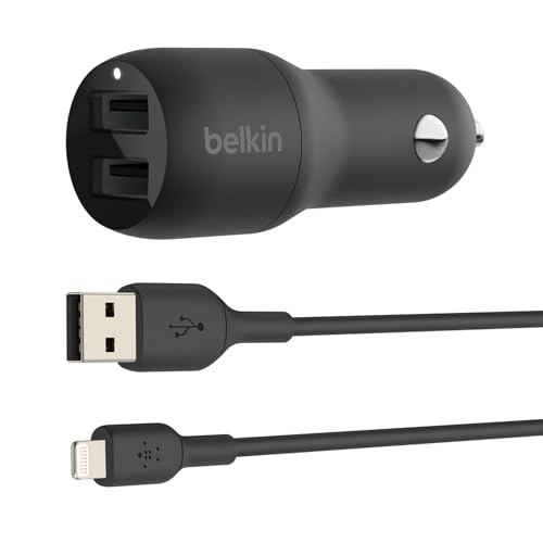 Belkin F7U074btBLK carregador de dispositivos móveis Preto Carregador para portátil Belkin - Adaptadores de energia e carregadores - automático, universal, 12V, 24W, usb 2.0