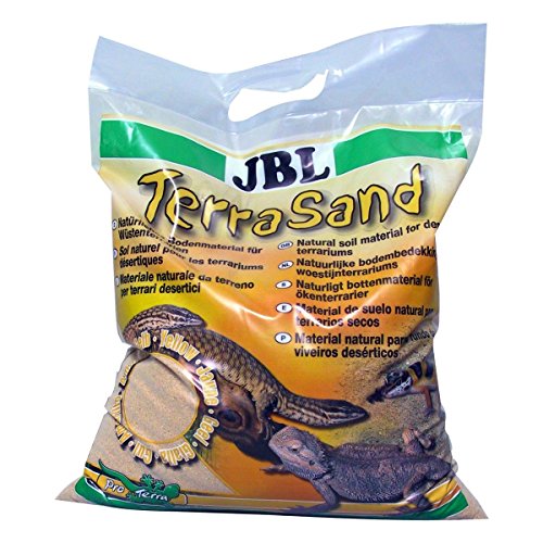 Areia para Peixes JBL Terrasand (Amarelo) JBL - Substratos para répteis e anfíbios - fina, sem pó, grão melhora, partículas redondas