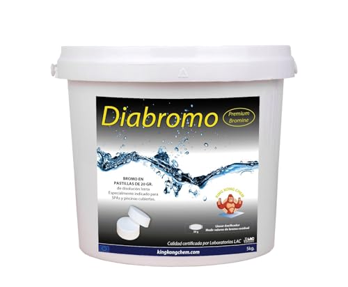 Diabromo 5Kg 20Gm (Recondicionado Como Novo) AQUAPOOL CHEMICAL - Limpeza de piscinas e produtos químicos - 5kg, 20gm, recondicionado