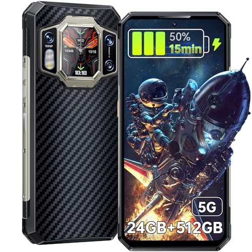 Smartphone OUKITEL WP30 Pro (6.78'' - 24 GB - 512 GB - Preto) OUKITEL - Telemóveis - 6.78 polegadas, 24 GB, 512 GB, preto