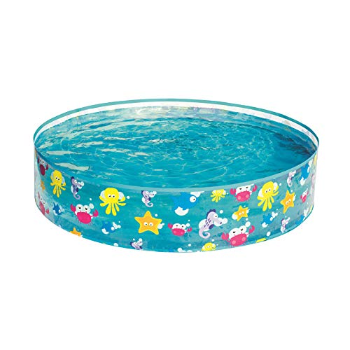 Piscina Insuflável Infantil BESTWAY Sparkling Sea (122 x 25 cm) Bestway - Piscinas - insuflável, infantil, 122x25 cm, 219 litros