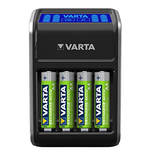 Carregador de Bateria VARTA LCD Plug Charger Varta - Carregadores de bateria de uso geral - lcd, plug charger, aa, AAA