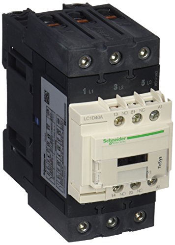 Contactor SCHNEIDER ELECTRIC LC1D40AP7 Schneider Electric - Interruptores e relés especiais - contato auxiliar, sequência, compatível LC1D, 2 NA + 1 NC, 230v