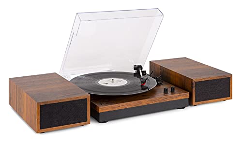 Gira-Discos FENTON RP165B (Velocidade máxima: 33-45 RPM) FENTON - Áudio - 33-45 rpm, bluetooth, madeira, 2 colunas