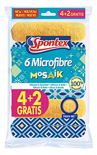 Escova para o Cabelo SPONTEX Mosaik (6 Un) Spontex - Esponjas e esfregões - escova, cabelo, spontex, mosaik