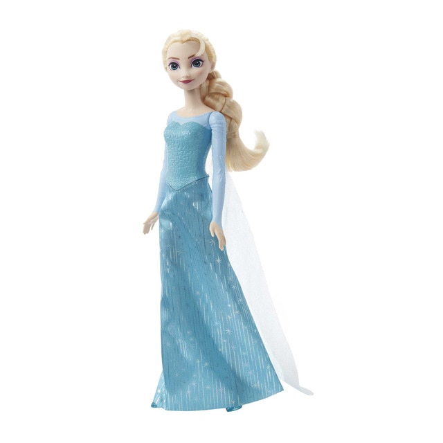 Boneca MATTEL Disney Frozen Elsa (Idade Mínima: 3 Anos) Mattel - Brinquedos - Elsa Frozen, acessórios incluídos, pente na cabeça, para crianças a partir dos 3 anos