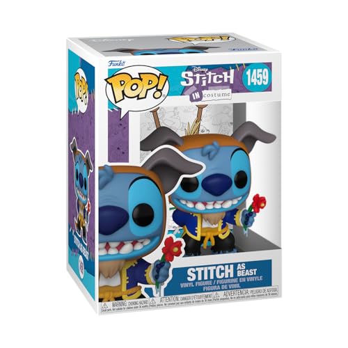 Figura FUNKO Pop Disney: Stitch Costume-Beast Funko - Brinquedos - funko pop, disney, stitch, costume-beast, pvc, altura 9cm