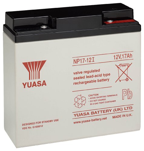 Pilhas Recarregáveis YUASA NP17-12I 12V 7.2Ah Yuasa - Baterias - 720 mAh, 12 v, ião-lítio, preto