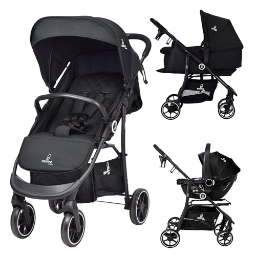 Conjunto de 3 peças ASALVO Trio Oslo Preto Asalvo - Móveis para bebês e crianças pequenas - conjunto, 3 peças, asalvo, oslo preto