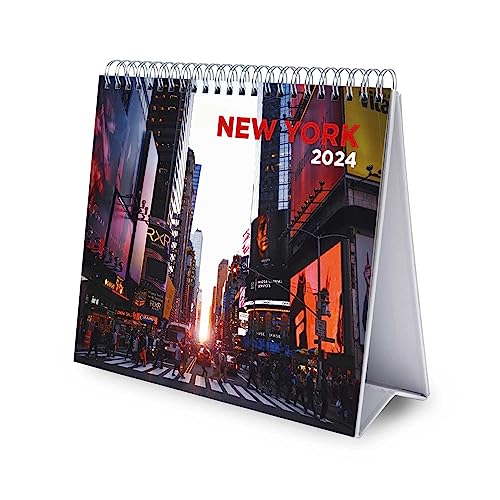 Calendário ERIK EDITORES de Mesa 2024 New York Grupo Erik - Calendários, organizadores e planejadores - calendário, mesa, 2024, New York