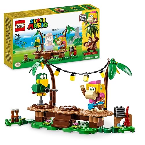 LEGO Super Mario: Concerto em A Selva Da Dixie Kong - 71421 (Idade Mínima: 7) LEGO - Brinquedos - lego, super mario, concerto, selva, Dixie Kong