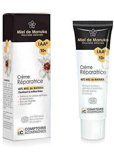 Creme Reparador 40% Miel De Manuka Iaa Umf10+ 40Ml COMPTOIRS ET COMPAGNIES Comptoirs et Compagnies - Loção e hidratante - miel, 40'', 40ml