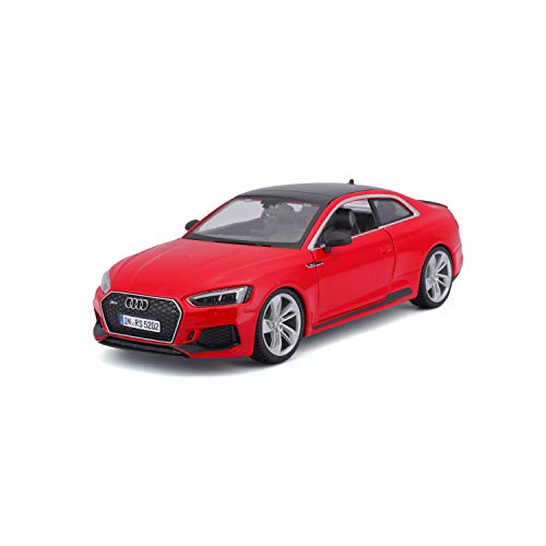 Carro BBURAGO Audi R S5 (Idade Mínima: 3 anos) BBURAGO - Modelos em escala - metal, escala 1/24, interior detalhado, portas abertas