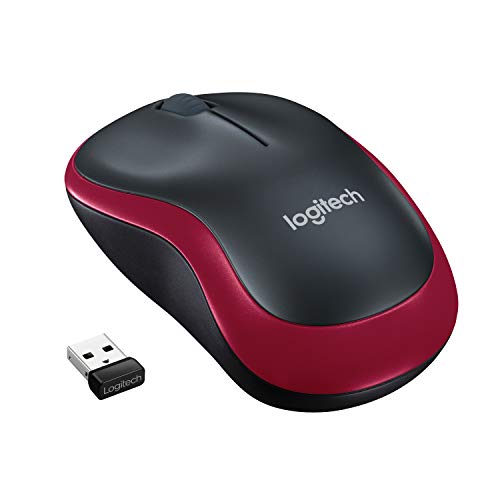 Rato LOGITECH M185 (Wireless - Ótico - 1000 dpi - Vermelho) Logitech - Ratos e trackballs - wireless, ótico, 1000 dpi, vermelho