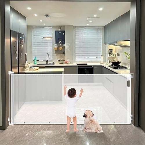Porta de Segurança Extensível para Bebé 200 Cm Branco Start and Drive Ltd - Portões para bebês e animais de estimação - extensível, removível, 71 cm, interruptor rápido