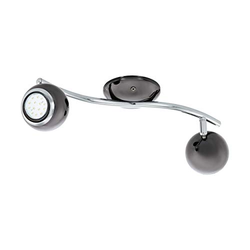 Candeeiro de Parede EGLO BIMEDA 31006 (GU10 - 2 x 6 W - Aço) EGLO - Luminárias de teto - gu10, 6 w, aço, led não incluído