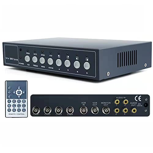 Multiplicador de vídeo DIGITUS DN-19 4CH SZBANGLIN - Multiplexadores de vídeo - multiplicador, vídeo, 4ch
