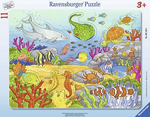 Puzzle RAVENSBURGER Fauna (Idade Mínima: 4 Anos - 110 Peças) Ravensburger - Quebra-cabeças de encaixar - 110 peças, cartão, armario