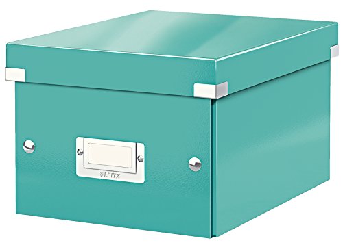 Caixa de Arquivo LEITZ Click & Store Azul Turquesa (A5 - 54.8 x 2.9 x 36.7 cm) Leitz - Arquivamento e organização - 55L, azul turquesa, plástico, A5