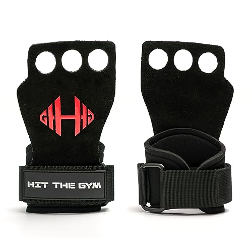Luvas de Fitness BLACKWIDOW Preto (Tamanho Único) HIT THE GYM - Luvas de levantamento de peso e suportes para as mãos - fitness, preto, único