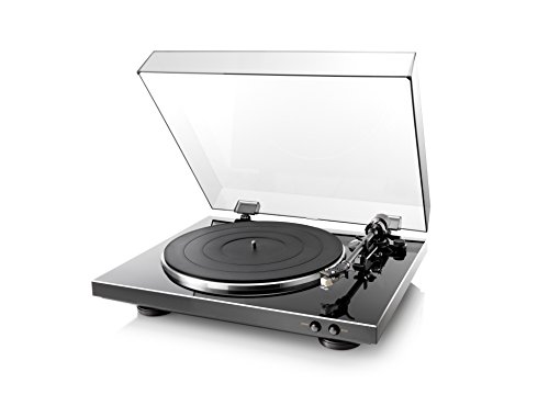 Gira-Discos DENON DP-300F (Manual - Velocidade: 33 1/3 - 45) Denon - Gira-discos e leitores de vinil - pre-amplificador RIAA, base pesada, design moderno, alumínio fundido