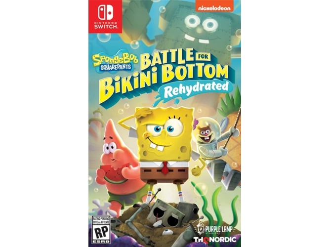 Jogo Nintendo Switch SpongeBob SquarePants: Battle for Bikini Bottom - Rehydrated THQ NORDIC - Software de jogos de vídeo - nintendo switch, spongebob squarepants, battle for bikini bottom, rehydrated