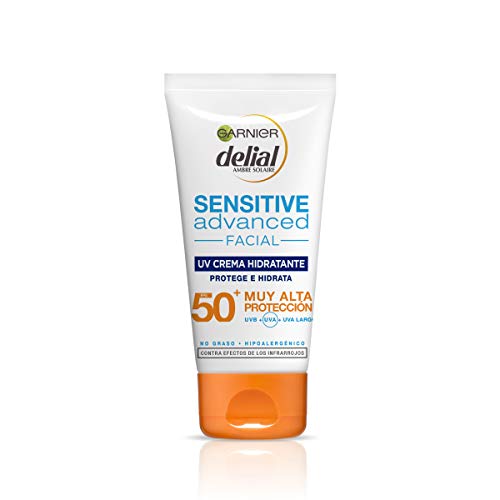 Protetor Solar DELIAL Sensível Advanced SPF50+ (50 ml) Delial - Protetor solar - spf50+, hipoalergénico, baixo irritante, diário