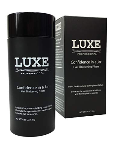 Fibras Espessantes Para O Cabelo LUXE Queratina Natural LUXE Professional - Corretores de queda de cabelo - fibras espessantes, cabelo, queratina natural