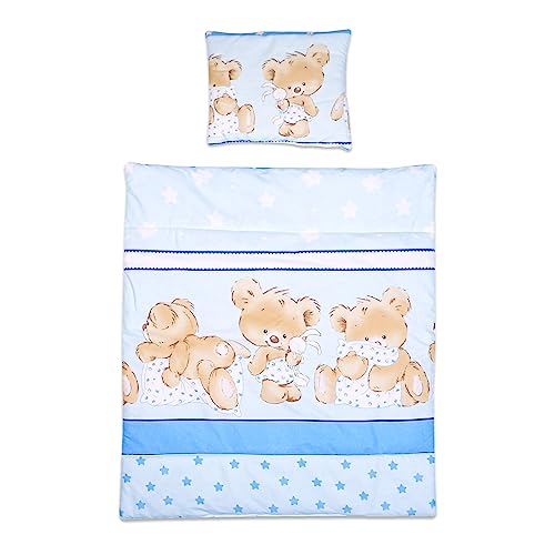 Lençol de Cama BABY COMFORT Mika Blue (80x70 cm) Baby Comfort - Móveis para bebês e crianças pequenas - lençol, cama, baby comfort, mika blue, 80x70 cm