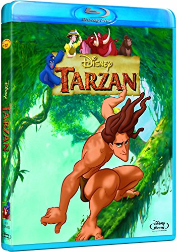 Blu-Ray Disney - Tarzan (Edição em Espanhol) Disney - Dvds e vídeos - tarzan, disney, aventuras, jungla, selva