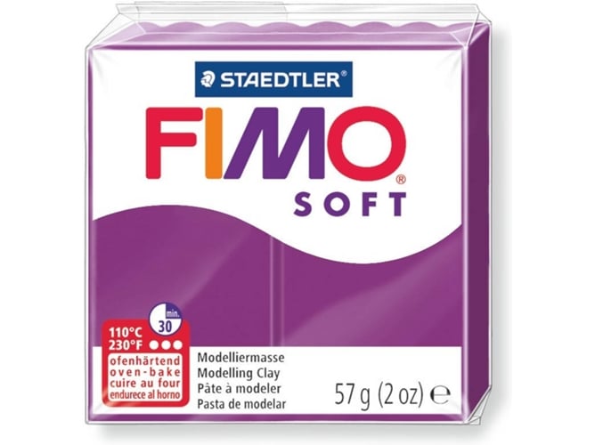 Bloco de Modelagem STAEDTLER FIMO (55 x 7 x 8 cm) Staedtler - Materiais de cerâmica e escultura - modelagem, 55 x 7 x 8 cm, 24 cores, suave